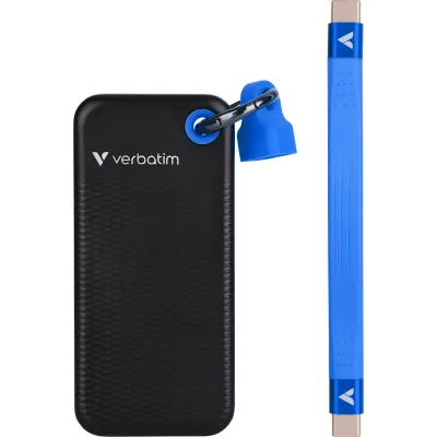 Verbatim Pocket SSD USB 3.2 1TB Black/Blue 32191