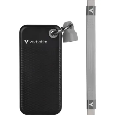 Verbatim Pocket SSD USB 3.2 1TB Black/Grey 32190