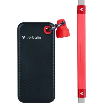 Verbatim Pocket SSD USB 3.2 2TB Black/Red 32196
