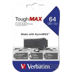 Verbatim USB 2.0 Stick 64GB ToughMAX Thermo Prot.