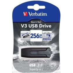 Verbatim USB 3.0 Stick 256GB, V3 Store'n'Go, grau