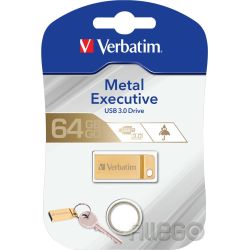 Verbatim USB-Stick 3.0 64GB Metal Executive 15-020-336 Gold