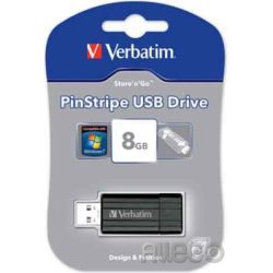 Verbatim USB-Stick 8GB Pin Stripe Standard Speed 15-020-142