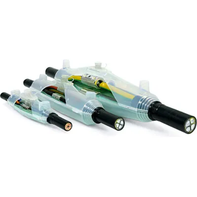 HellermannTyton Verbindungsmuffe i-5 PUR33-GN-SF 435-00085 | Gießharz | 4x50-150 mm² | N(A)YY | transparent | schlagfest