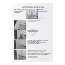 Verdampferklappe-Lager-Kit für Dometic Kühlschrank 207999317 Lager, Klappe