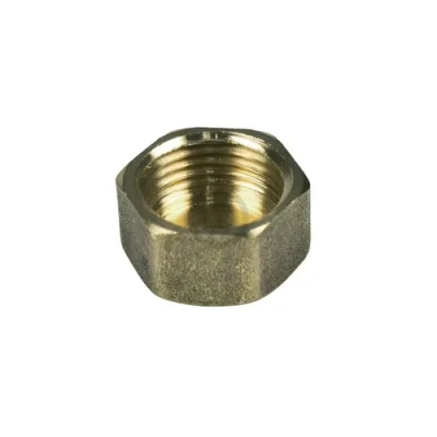 Verschlusskappe 1/2" Innengewinde Sechskant für Sanitäranwendungen 6-kant