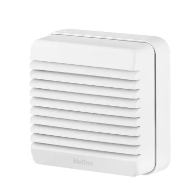 Helios Verschlussklappe elektrisch EVK 100 ArtNr 453 | 100 mm | für Zu- und Abluftöffnungen | geräuschlos | Natur