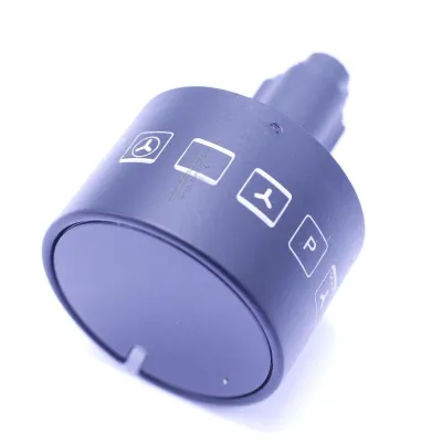 Versenk.Knebel 38 schwarz Hb 15100