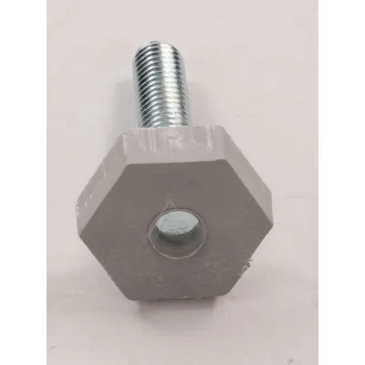 Verstellbarer Fuß für Gefrierschrank Vestel 47027801 Gewinde M8x35 hellgrau