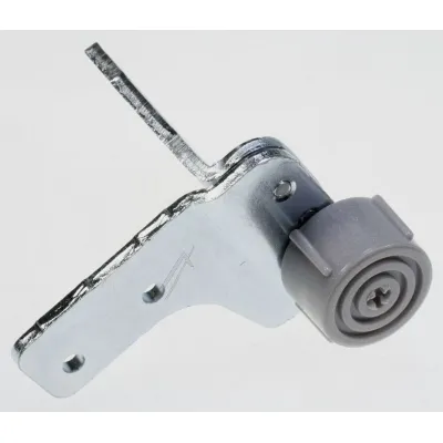 Verstellbarer Kühlschrankfuß für Whirlpool Indesit 482000032046 links, silber, K