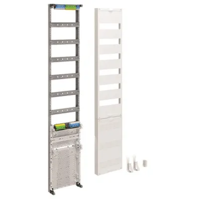 Hager Verteilerfeld ZU59VT6APZ3 | Zählerschrank 6-reihig 1-feldig | APZ unten 450mm | 1350x250x96mm | Stahlblech RAL9010