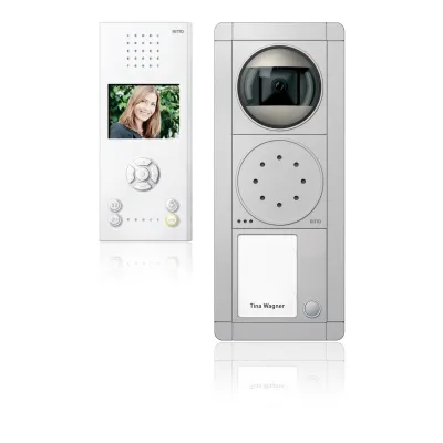 Ritto Video-Türsprechanlage Portier Set RGE1892320 | 1-Familienhaus | Bus-System | Kamera 150° | Freisprechfunktion