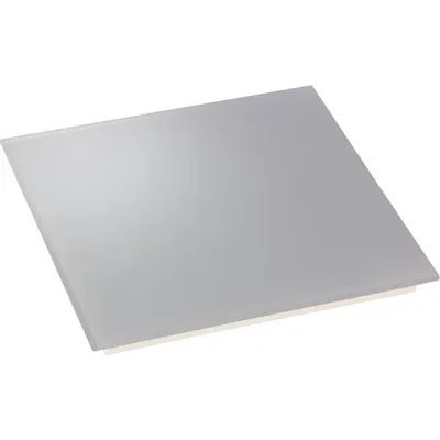 VITRAMO Decken-Infrarotheizung VH04848 | 550W | 475x475x26mm | IP30 | ESG-Glas | Aufputz | Weiß RAL9010