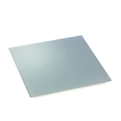 VITRAMO Decken-Infrarotheizung VH04848 | 550W | 475x475x26mm | IP30 | ESG-Glas | Aufputz | Weiß RAL9010