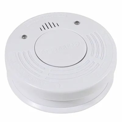 Vivanco Rauchwarnmelder 10 Jahres Lithium-Batterie | Stummschaltung | optische Funktionsanzeige | Weiß