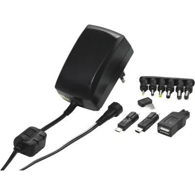 Universal Netzteil 2250mA | AC/DC Steckernetzteil | 100-240V | 3–12V Ausgang | USB, Micro-USB, Hohlstecker