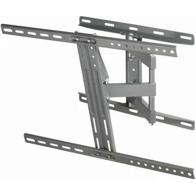 Vivanco TV Wandhalterung BFMO 6060 | bis 65 Zoll | VESA 600x400 | neigbar & schwenkbar | 45kg | Stahl | schwarz