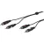 Bild: Vivanco Cinch Kabel EP60065901 | 2x Cinch-Stecker auf 2x Cinch-Stecker | 2,5m | Audio Video Kabel | Schwarz