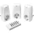 Bild: Vivanco Funksteckdosenset 3-fach 1.150W | fernbedienbar | 3 Steckdosen | Weiß