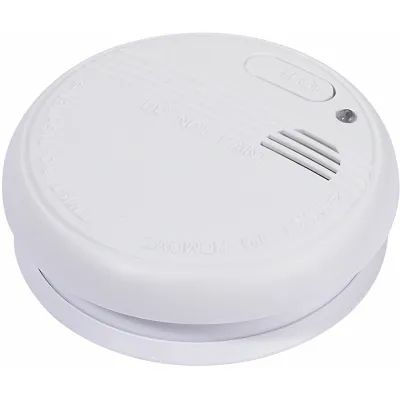 ElectronicPartner Rauchmelder Set 4-er | 85 dB Alarm | akustische & optische Kontrolle | Prüftaste | 9V Batterie | Weiß