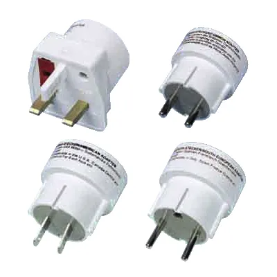 Vivanco Reisesteckerset | Universal Reiseadapter | 4 Adapter Europa, UK, USA, Asien | Kompakt | Weiß