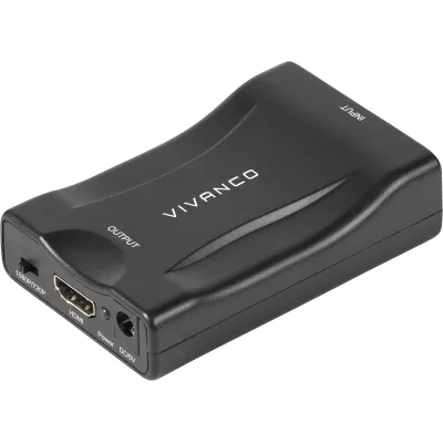 ElectronicPartner Adapter EP60065722 | SCART auf HDMI Converter | Audio Video | 1x SCART-Kupplung auf 1x HDMI-Kupplung