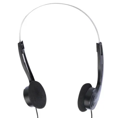 Vivanco Stereo Kopfhörer SR 3030 | extra leicht | Bügelkopfhörer | 3,5mm Klinke | 1,1m Kabel | Kunstleder | schwarz