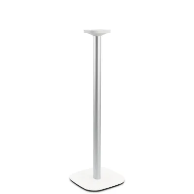 Vogels Lautsprecher Standfuß SOUND 4301 für Sonos One & Play:1 | 82 cm Höhe | integriertes Verlängerungskabel | weiß