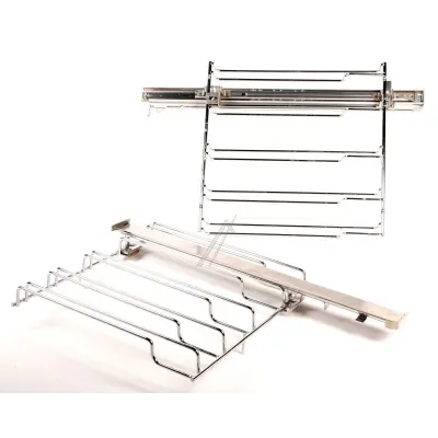 Vollauszug 1-fach für Ofen Bosch Siemens 17008736 Gitter, Cliprail, beidseitig, 