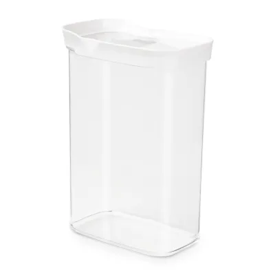 Emsa Schüttdose Optima N11424 | Vorratsdose 2,2L rechteckig | BPA-frei | Schiebedeckel | stapelbar | Kunststoff