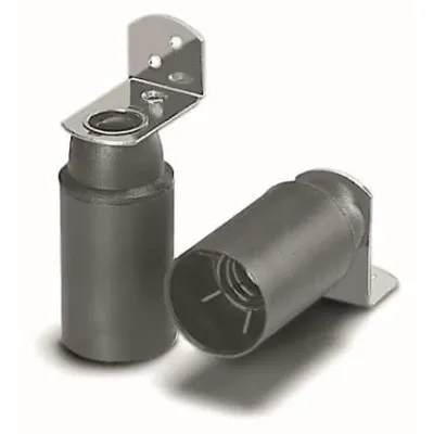 Houben Fassung E14 102211 | Edisonfassung | 3-teilig | Glattmantel | Mantelsperre | Kunststoff | Schraubklemmen