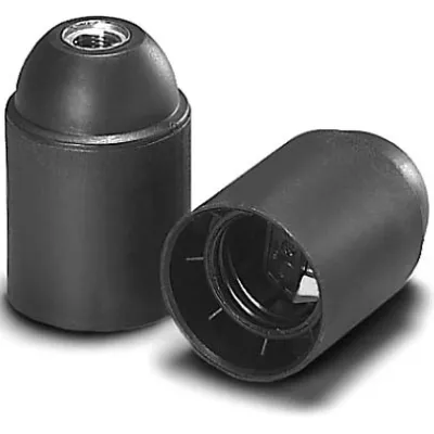 Houben Fassung E27 101949 | Edisonfassung | Glattmantel | M10x1 | Kunststoff | weiß