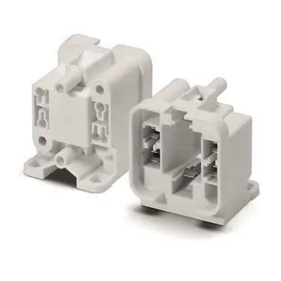 Houben Lampenfassung G24q-2/GX24q-2 | 527795 | Aufbaufassung | Kunststoff | Schraubbefestigung | weiß