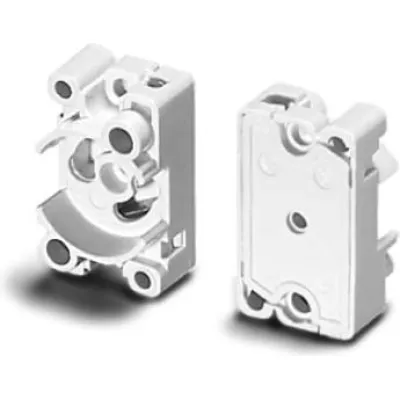 Houben Starterfassung 100315 | Lampenfassung | Schraubklemmen 0,5-1 mm² | Kunststoff PC | T110 | M3/M4 Durchgangslöcher