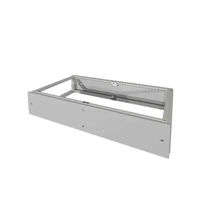 RITTAL VX Aufsatzmodul 8618.521 | Dachbeplankung | 1000x600 mm | Stahl pulverbeschichtet | Höhe 200 mm | RAL 7035 Grau