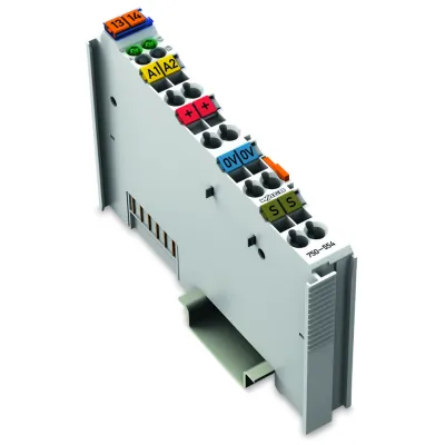 WAGO Analogausgangsklemme 750-554 | 2-Kanal 4-20mA | 12 Bit | 24V DC | ATEX 3G/3D | Federzuganschluss | IP20 | lichtgrau