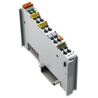 WAGO Relaisausgangsklemme 750-513 | 2-Kanal | 250V AC | 2A | potentialfrei | Schließer | ATEX | Federzuganschluss