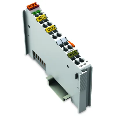 WAGO Relaisausgangsklemme 750-513 | 2-Kanal | 250V AC | 2A | potentialfrei | Schließer | ATEX | Federzuganschluss