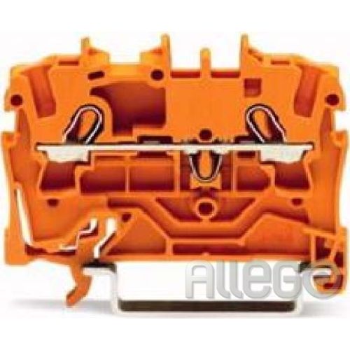 Bild: Wago 2-Leiter-Durchgangsklemme orange 2002-1202 für Anwendungen Ex e II Wago 2-L