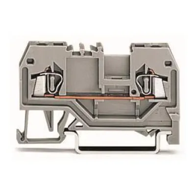 WAGO 2-Leiter-Durchgangsklemme 279-903 | Reihenklemme Hutschiene TH35 | 0,08-1,5 mm² | 18A | CAGE CLAMP | Federzug | rot