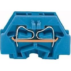 WAGO 2 Leiter Klemme 1,5qmm blau