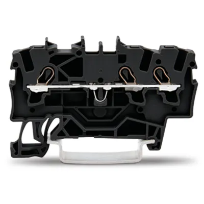 WAGO Reihenklemme 2001-1305 | 3-Leiter-Durchgangsklemme Ex e II | 0,25-2,5 mm² | 18A | Push-in CAGE CLAMP | schwarz