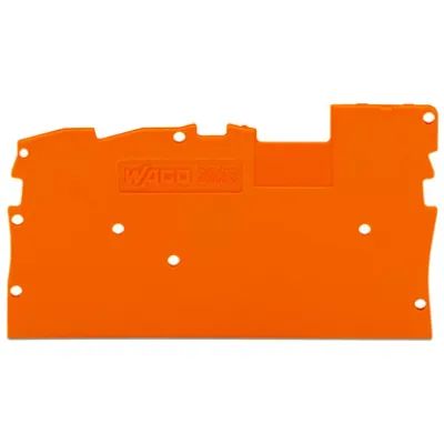 WAGO Abschluss- und Zwischenplatte 2022-1392 | Serie 2022 | 1 mm | rastbar | UL 94 V0 | orange