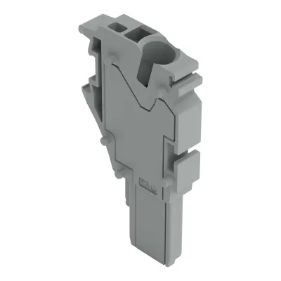 WAGO Mittelmodul 2022-171 | 1-Leiter-Federleistenmodul | Push-in CAGE CLAMP | 4 mm² | 1-polig | Thermoplast | grau