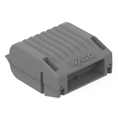 WAGO Gelbox 207-1431 | Verbindungsmuffe für Aderleitungen | Serie 221 | max. 6mm² | halogenfrei | Größe 1 | grau