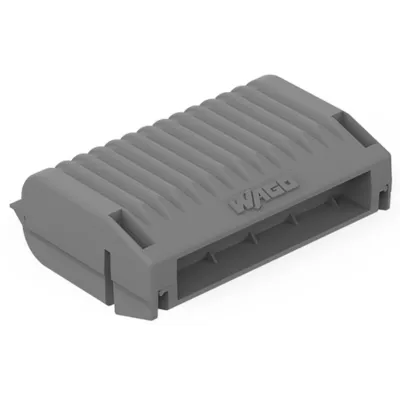 WAGO Gelbox 207-1433 | Abzweigdose Serie 221 | gelbefüllt | max. 6mm² | Größe 3 | halogenfrei | grau