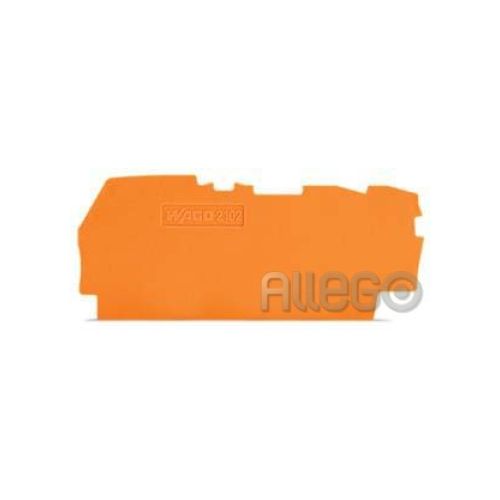 Bild: WAGO 2102-1392 0,8 mm dick für 3-Leiter-Klemmen, orange
