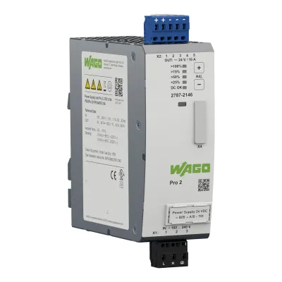 WAGO PRO 2 2787-2146 | Hutschienen-Netzteil 24–28V DC | 10A | 240W | TopBoost | PowerBoost