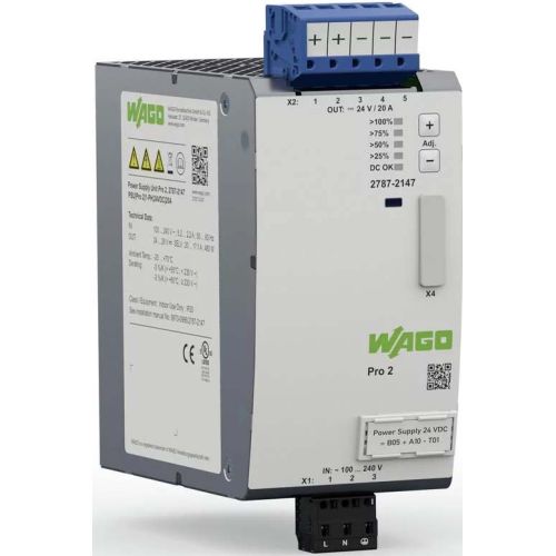 Bild: WAGO 2787-2147 Gleichstromversorgung 24-28V 480W 130-373VDC