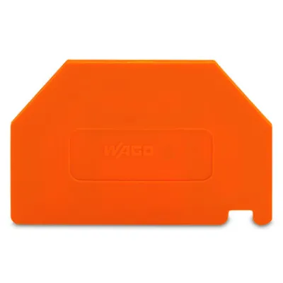WAGO Trennwand 284-322 | Abtrennplatte | 2 mm dick | rastbar | überstehend | UL94 V0 | orange